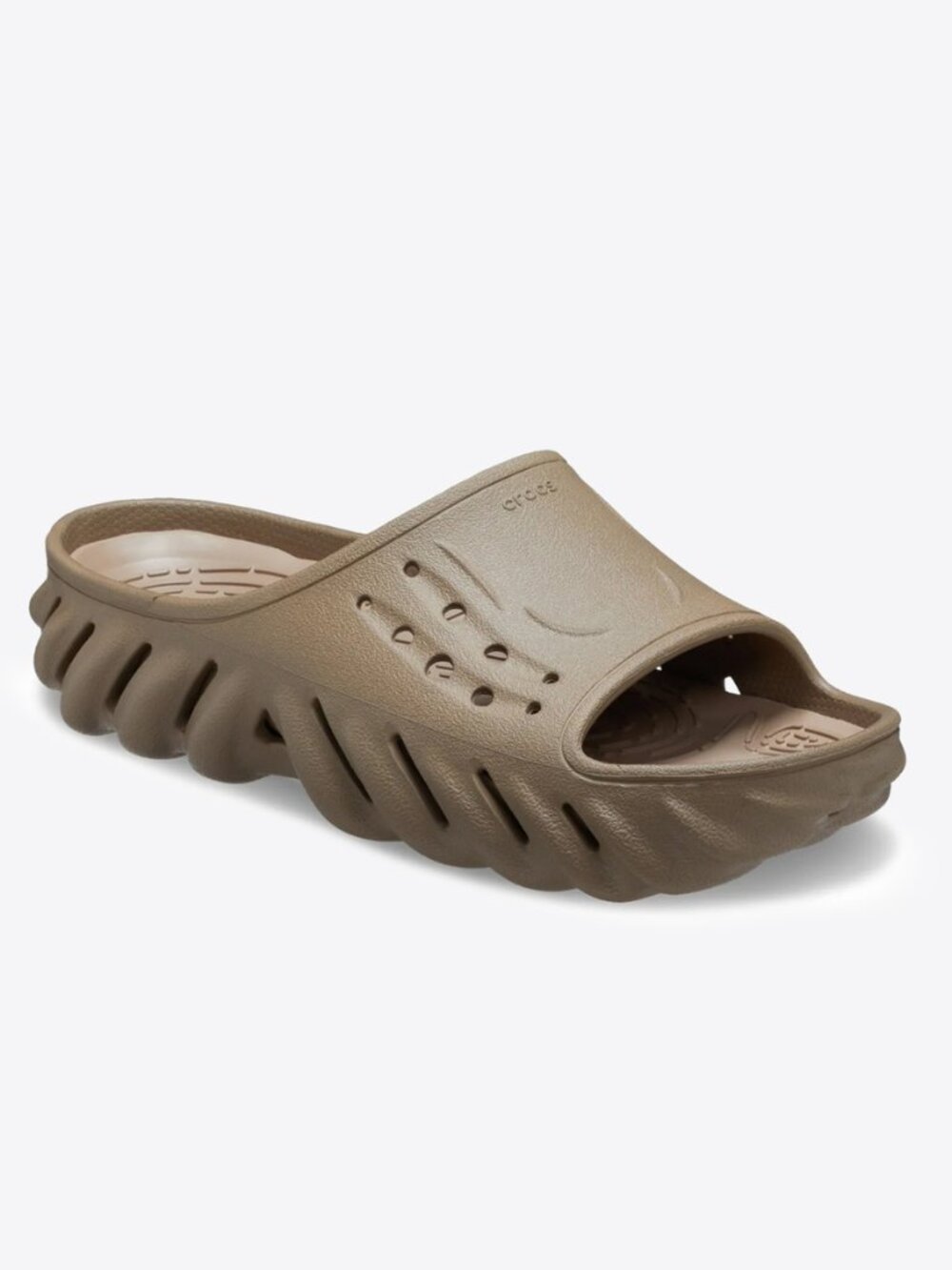 Crocs Unisex Adult Echo Slide Sandals Women 6 Tumbleweed
